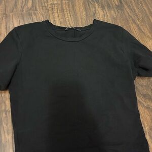 Zara Black Short Sleeve Tee